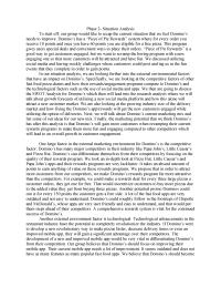 Phase 2 Situation Analysis