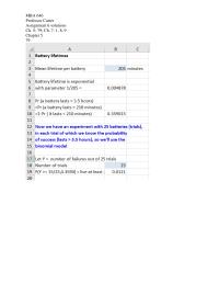 Assignment 6 Solution