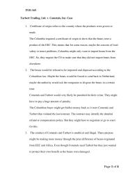 Case Study INB 668Tarbert Trading