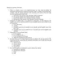 Practical Accounting Practical
