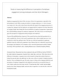 Research Paper Study on measuring