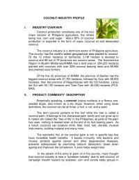 Coconut industry