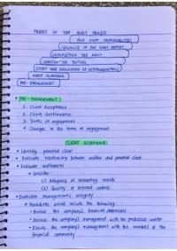 PHASES OF THE AUDIT PROCESS