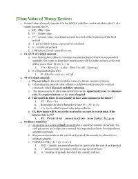 Financial Markets Midterm Exam Study Guide