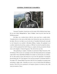 Leadership of Tomoyuki Yamashita