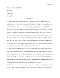 English Final LeBlanc 1JeanLuc