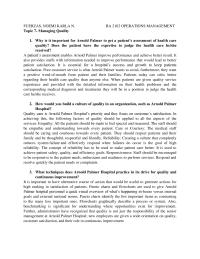 Topic 7- Managing Quality