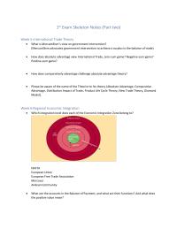 1st Exam Skeleton Notes (Part two)