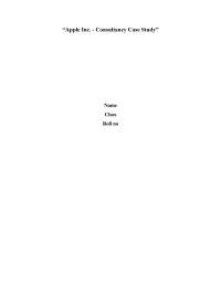 Apple organizational performance management