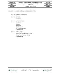 INDICATING AND RECORDING SYSTEM
