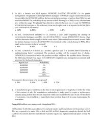 Problems 1 In 20×1 a lawsuit was