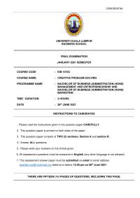 Final exam-creative problem solving(1)