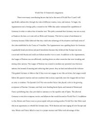 History Homework World War II