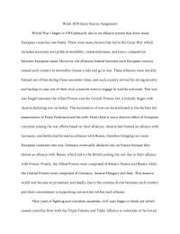 History Homework Week 10 Primary