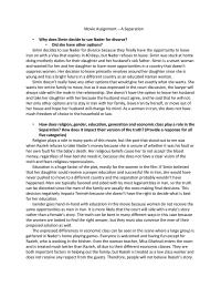 A Separation Assignment