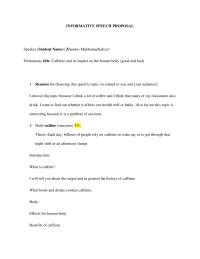 Informative speech proposal 3