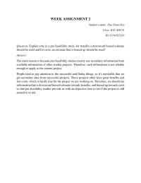 Week assignment 2