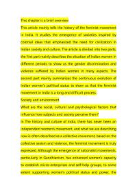 Women And Violence In India