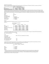 Operating Income For Segments