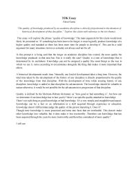 Tok Essay