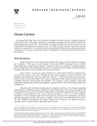Ocean Carriers 9202027REV APRIL