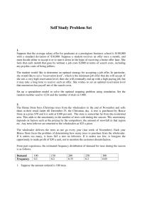 Sample problems uncertainty