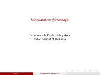 Comparative advantage