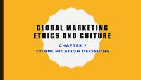 Chapter 9 communication decisions