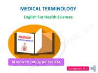 Review of digestive system