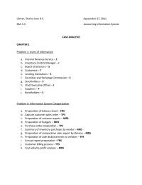 Case analysis Libiran Shaina Jane