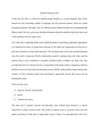 Teaching Course
