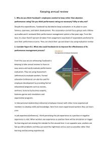 Keeping annual review