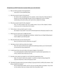 10 Questions you MUST know how to answer before your next Interview!