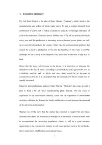 Case study report – fly ash brick project