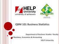 Chapter7 Business Statistics