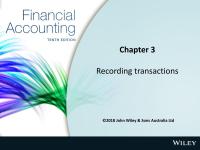 Week 2 Chapter 3Recording