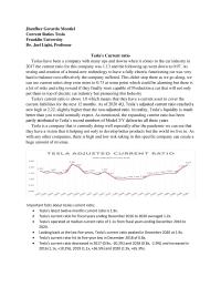 Tesla Balance Sheet