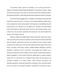 Theoretical background on learning environment