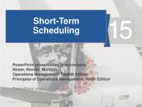 Scheduling Flights