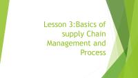 Operation management lesson3