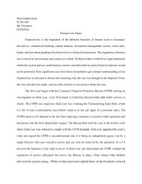 Finance Law Paper