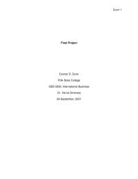 Final Exam Paper