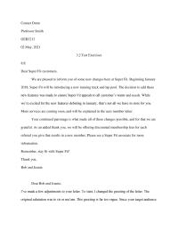 3.2 Test Exercises