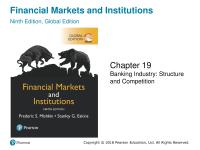 Financial Markets and Institutions Ninth Edition Chapter 19