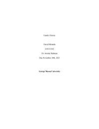 Family history project