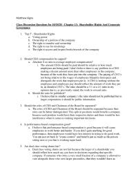 Questions Matthew VignaClass