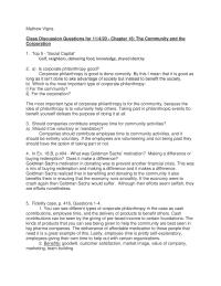 Chapter 18: The Community and the Corporation