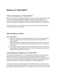 Balance Of Trade (bot)