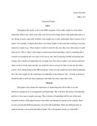 Capstone project