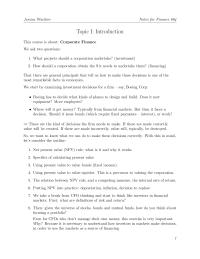 Lecture notes t01